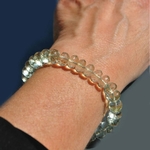 Bracelet Prasiolite pierre naturelle Or14K