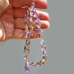 Collier amétrine gold filled -2