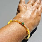 Bracelet Opale Welo et Émeraude de Zambie Or 14K(1)