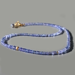 collier perle perle tanzanite