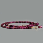 collier rubis goutte pierre taillée(4)