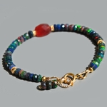 bracelet opale noire ethiopie opale de feu(2)