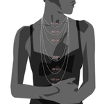 buste longueur collier