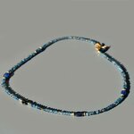 collier aigue marine Cyanite bleue(3)