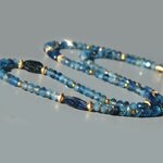 collier aigue marine Cyanite bleue(1)
