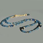 collier aigue marine Cyanite bleue(2)