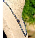collier aigue marine Cyanite bleue(7)