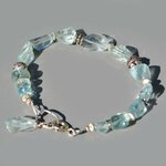 bracelet pépite pierre taillée aigue marine(4)