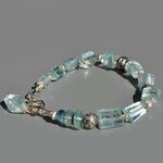 bracelet pépite pierre taillée aigue marine(2)