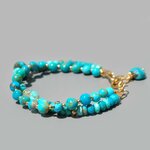 bracelet 2 rangs turquoise nevada(1)