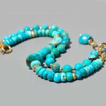bracelet 2 rangs turquoise nevada(5)