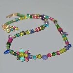 collier multi pierres naturelles rose bleue vert(5)