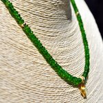 collier diopside charm opal vermeil(5)
