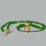 collier diopside charm opal vermeil(2)