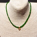 collier diopside charm opal vermeil(7)