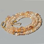 collier topaze brune impériale or-3