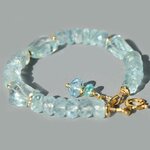 bracelet aigue marine pierre taillée(6)