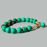 bracelet perle ronde Malachite(1)