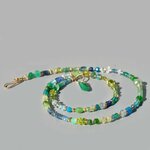 collier long pierres vertes bleues pendentif emeraude naturelle(2)
