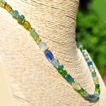 collier long pierres vertes bleues pendentif emeraude naturelle(6)