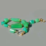 bracelet chrysoprase naturelle vert pomme-3