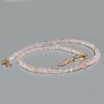 collier quartz rose naturel