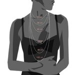 buste longueur collier