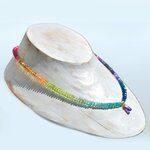 collier court pierres gemmes multiples-D