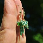 Boucle doreille zircon emeraude opale-2
