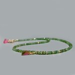 collier emeraude tourmaline pastèque