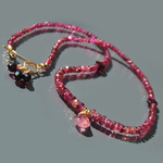 Collier tourmaline rose-4