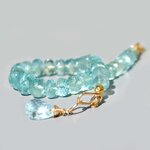 bracelet rondelles aigue marine haute qualité-6