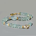 Bracelet Aigue Marine Gold filled 14K-4