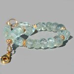 Bracelet Aigue Marine Gold filled 14K-2