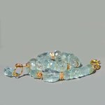 Bracelet Aigue Marine Gold filled 14K-5