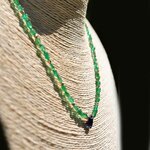 Collier emeraude zambie saphir bleue-6