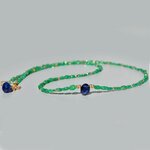 Collier Emeraude zambie Saphir thailande