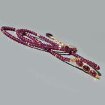 collier pendentif grenat rose rhodolite or-4 (1)