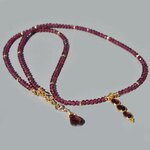 collier pendentif grenat rose rhodolite or-6