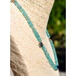Collier apatite cyanite gold filled-2