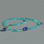 Collier apatite cyanite gold filled