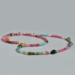 collier multi tourmaline goutte apatite bleue