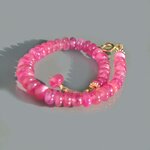 bracelet rondelle lisse saphir rose  projet-8 (1)