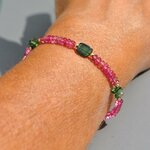 bracelet rubellite tourmaline bleue-8