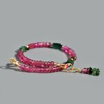 bracelet rubellite tourmaline bleue-5