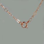 fermoir rose gold filled collier goutte pierres naturelle