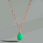 collier chrysoprase femme.