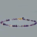 collier amethyste rose et violette