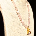collier pendentif lanterne quartz rose-6