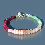 bracelet pastel multi pierres-2